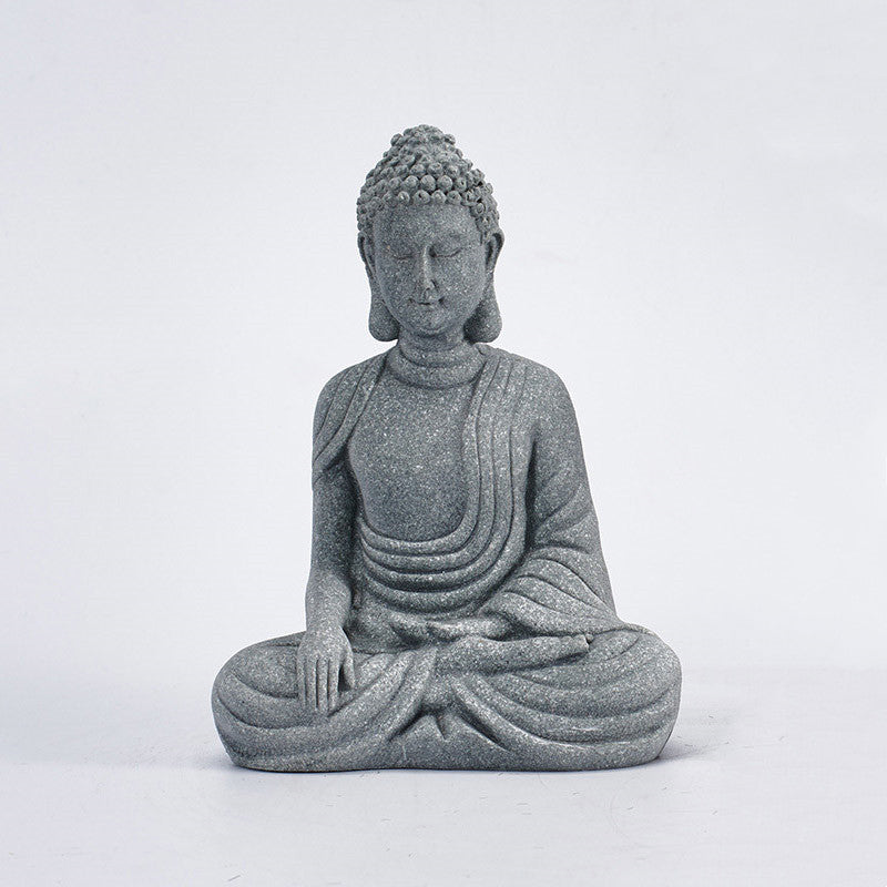 Buddha Stones Siedząca Medytacja Budda Błogosławieństwo Współczucie Dekoracja