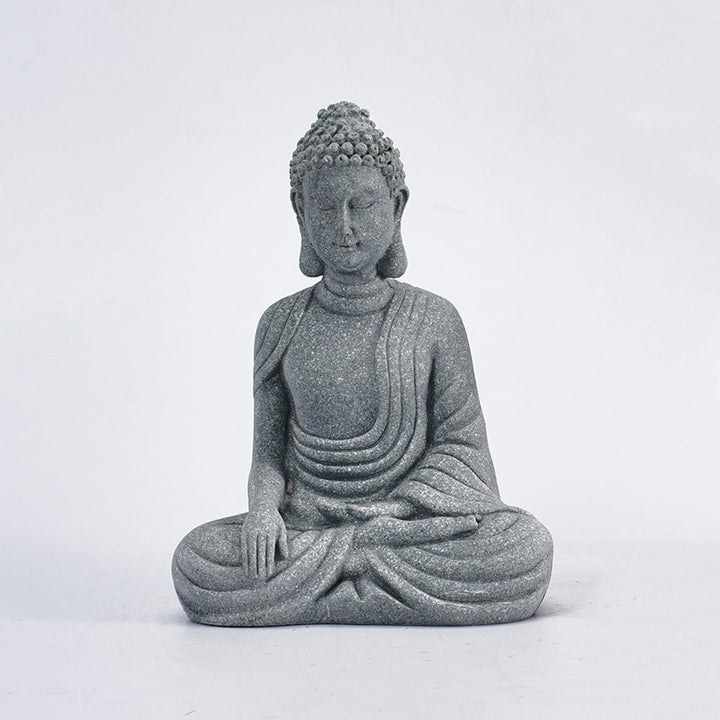 Buddha Stones Siedząca Medytacja Budda Błogosławieństwo Współczucie Dekoracja