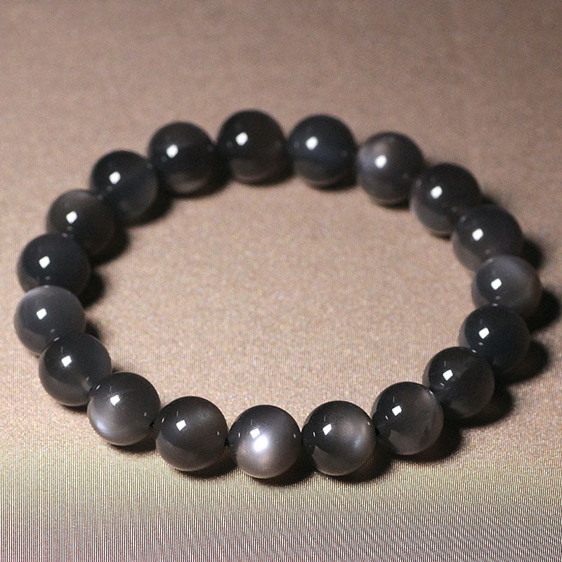Bransoletka z naturalnych koralików Moonstone Positive Love