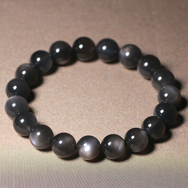 Bransoletka z naturalnych koralików Moonstone Positive Love