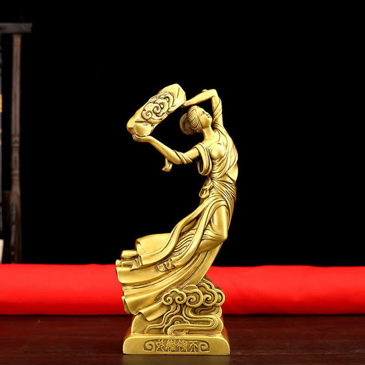 Bodhisattwa Nuwa naprawia niebiańskie dekoracje miedziane posągi ochronne