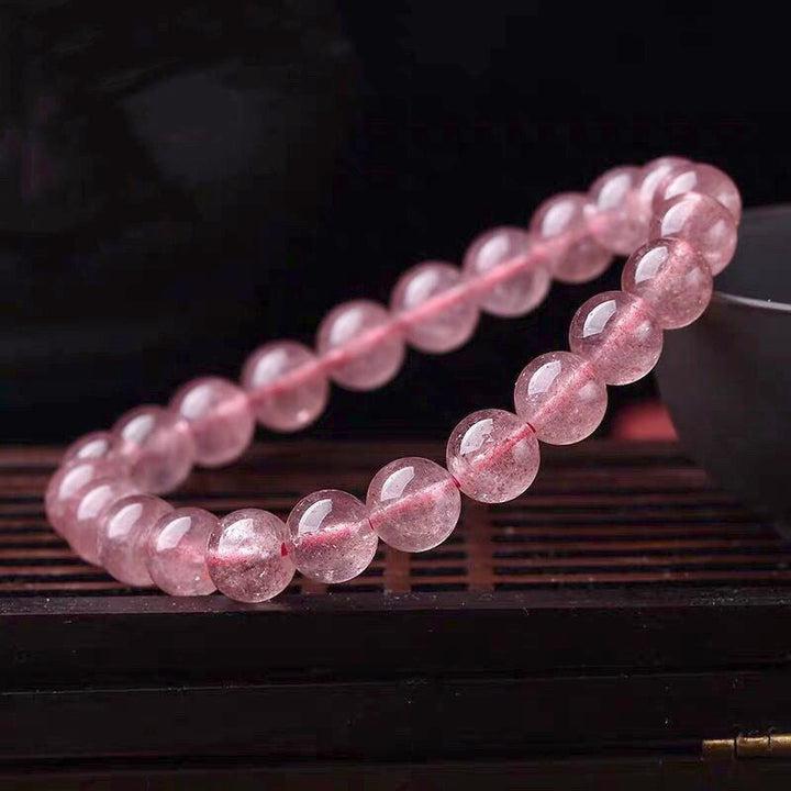 Bransoletka Buddha Stones Natural Rose Quartz Love Caring