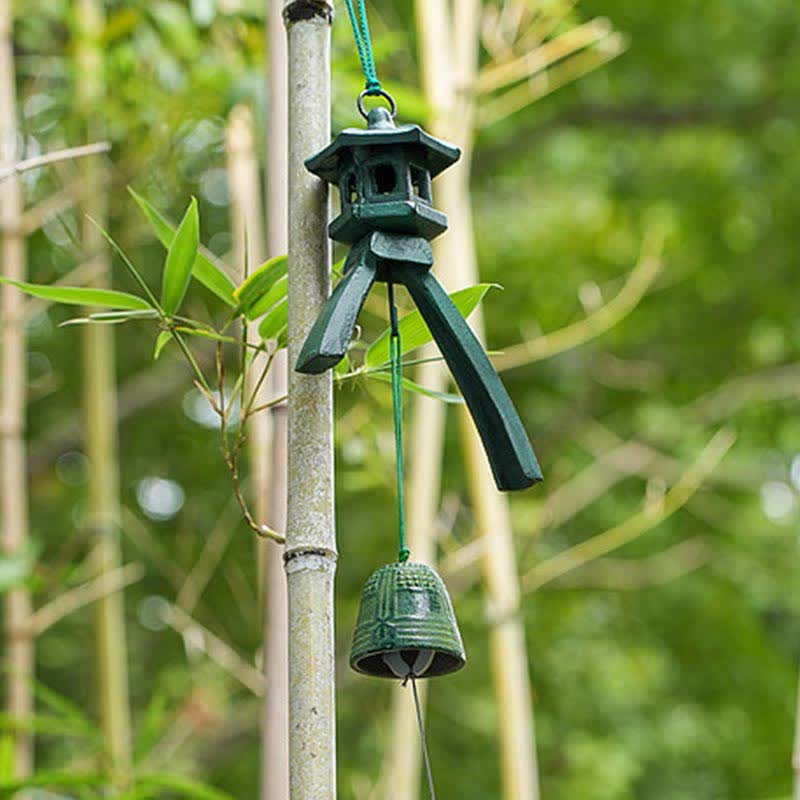 Pomyślny ścienny dzwonek do zawieszania szczęścia ręcznie robiony wystrój domu