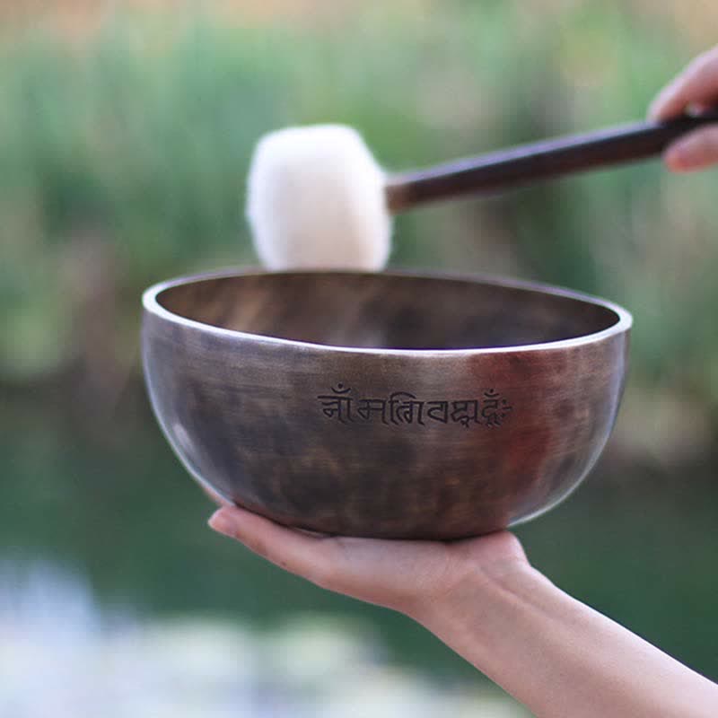 Lunar Rainbow Full Moon Singing Bowl Ręcznie wykonany do uzdrawiania i medytacji Zestaw misek z pozytywną energią