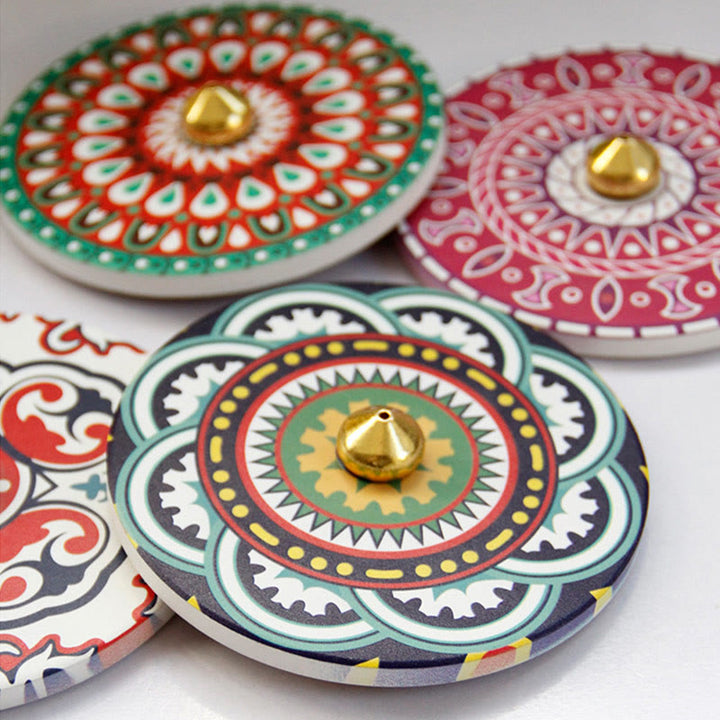 Buddha Stones Kolorowy Wzór Ceramiczny Błogosławieństwo Pałeczka Kadzidełka