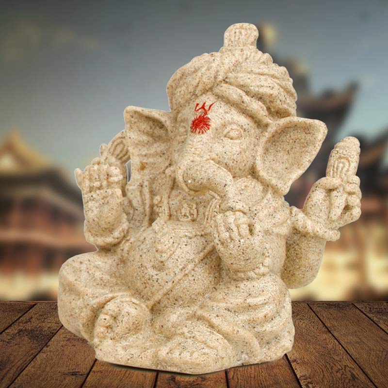 Ganesh Ganpati Słonia Statua Transformacja Dekoracja Domu