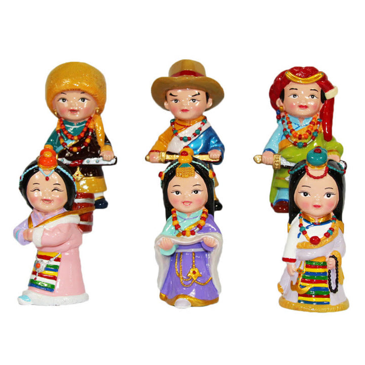 Buddha Stones malowane ręcznie tybetańskie figurki kreatywny dom biuro dekoracja samochodu ozdoba