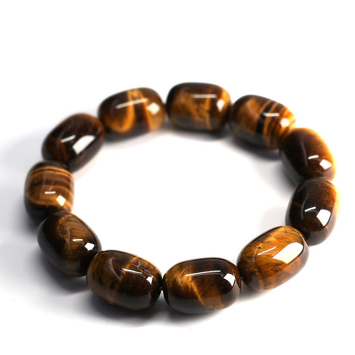 Bransoletka Buddha Stones Natural Tiger Eye Stone Integrity Willpower