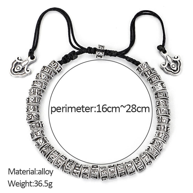 Bransoletka czystości z Buddha Stones, ręcznie robiona, tybetańska, z mantrą