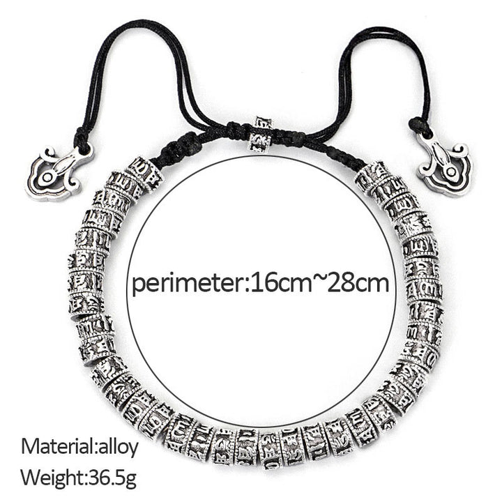 Bransoletka czystości z Buddha Stones, ręcznie robiona, tybetańska, z mantrą