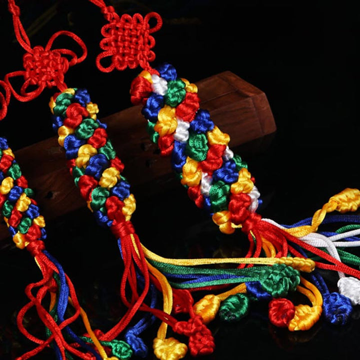 Buddha Stones Tybetańskie Błogosławieństwo Szczęście Węzeł Dekoracja Wadżra