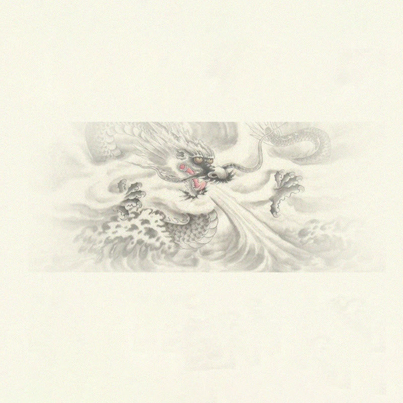 Buddha Stones Rok Smoka Naturalny Jadeit Dziewięć Smoków Klamra Pokoju Ochrona Naszyjnik Wisiorek