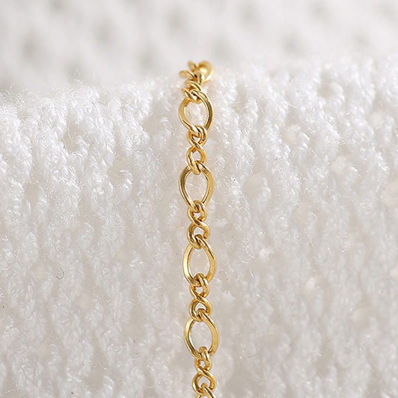 Bransoletka z Buddha Stones 14k pozłacana naturalnym kamieniem księżycowym, uzdrawiająca miłość