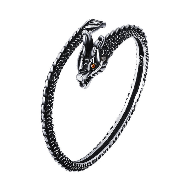 Bransoletka ochronna na Buddha Stones ze wzorem łusek smoka