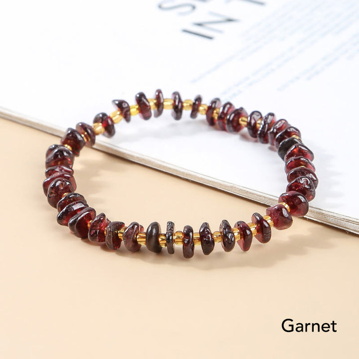 Buddha Stones Naturalny Nieregularny Kształt Kamienia Kryształ Medytacja Równowaga Bransoletka