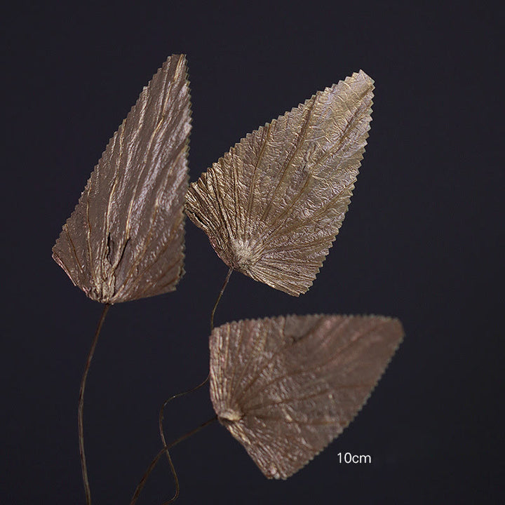 Naturalny suszony trójkątny bukiet z liści lotosu, ozdoby do dekoracji domu