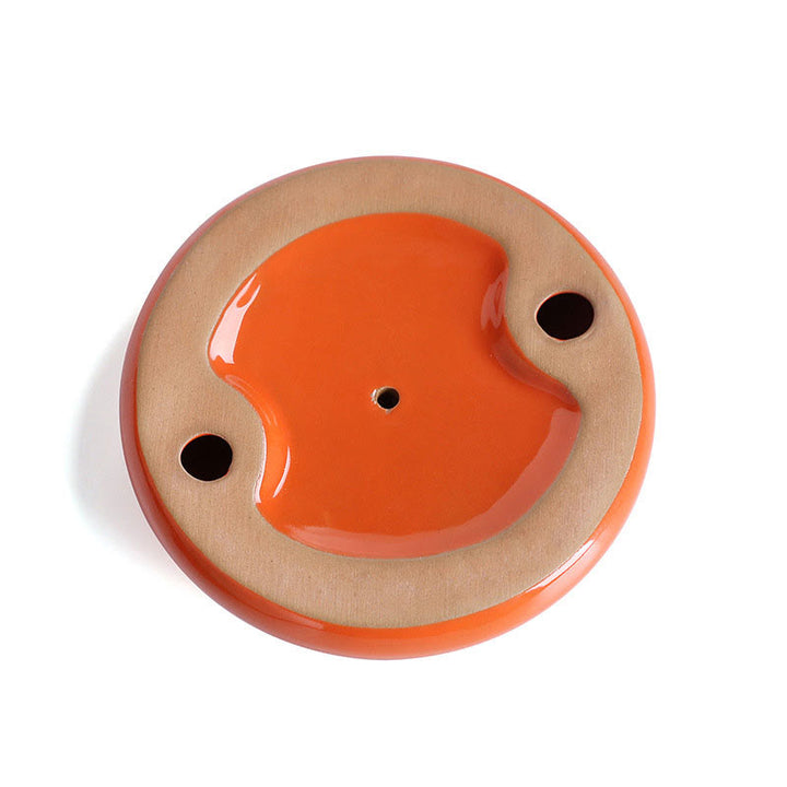 Kadzielnica ceramiczna Persimmon Meditation Healing Incense Burner Uchwyty na kadzidełka