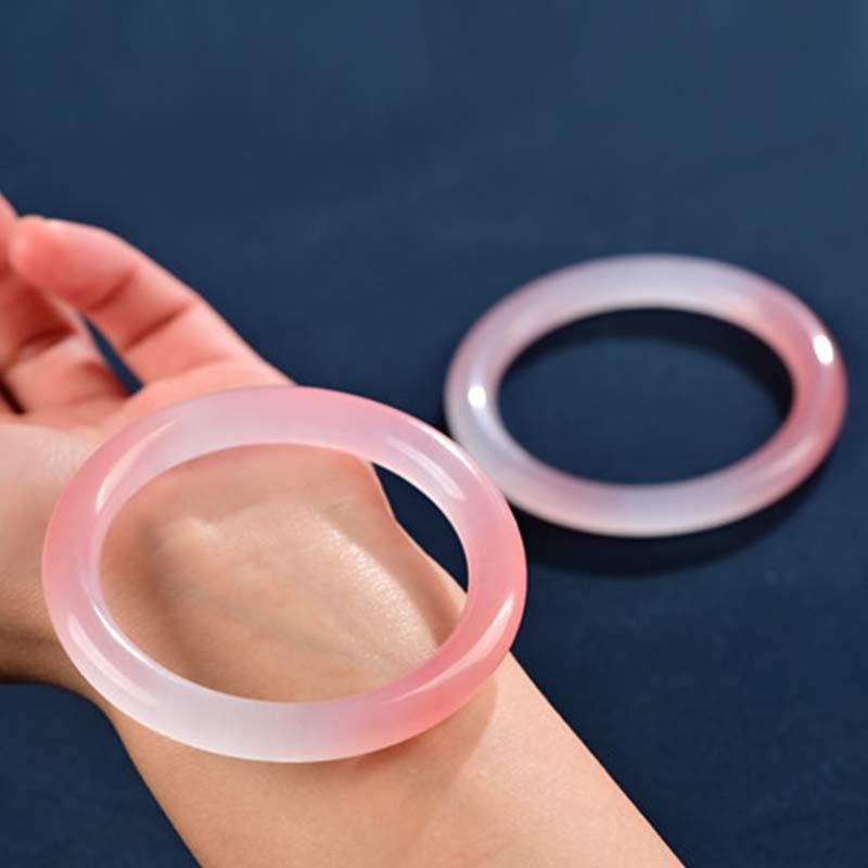 Bransoletka Buddha Stones Różowe Kryształowe Miłość Ciepło Bangle