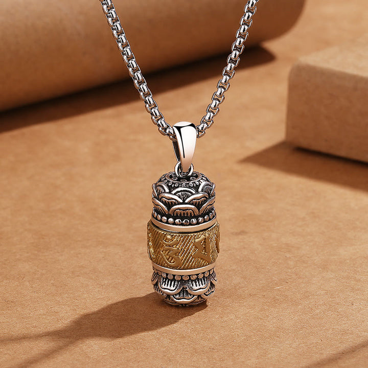 Buddha Stones Tybet Om Mani Padme Hum Rzeźbiona Mądrość Czystość Łańcuch Skórzany Naszyjnik Wisiorek - Om Mani Padme Hum&Chain - image 1