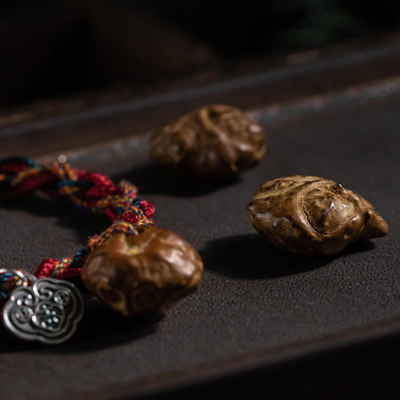 Buddha Stones Tybetańskie Ręcznie Robione Kolorowe Nici 925 Srebro Sterling Ochrona Ryb Koi Siła Bransoletka Sznurkowa