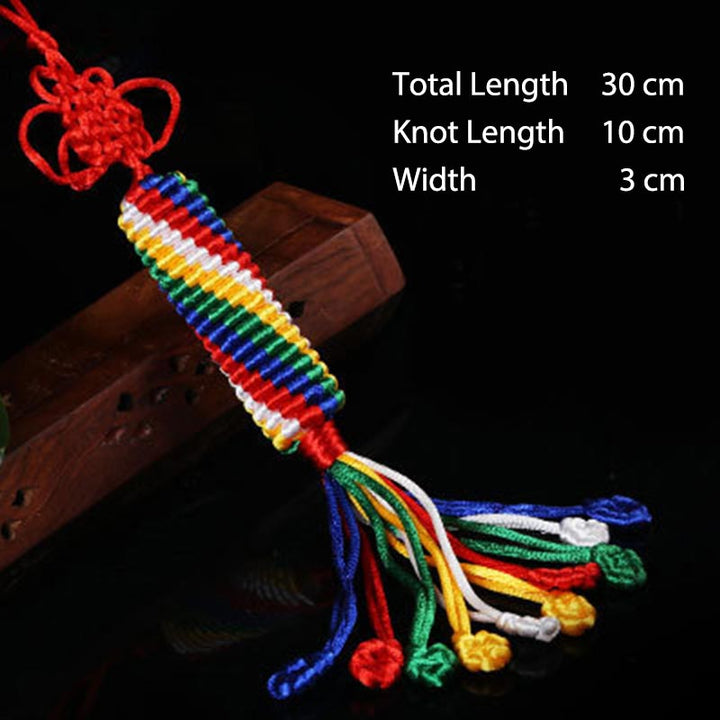 Buddha Stones Tybetańskie Błogosławieństwo Szczęście Węzeł Dekoracja Wadżra