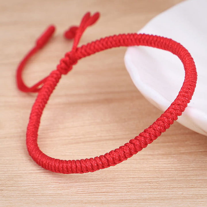 Buddha Stones Tybetańskie 3 sztuki King Kong Knot Protection Braided Bracelet