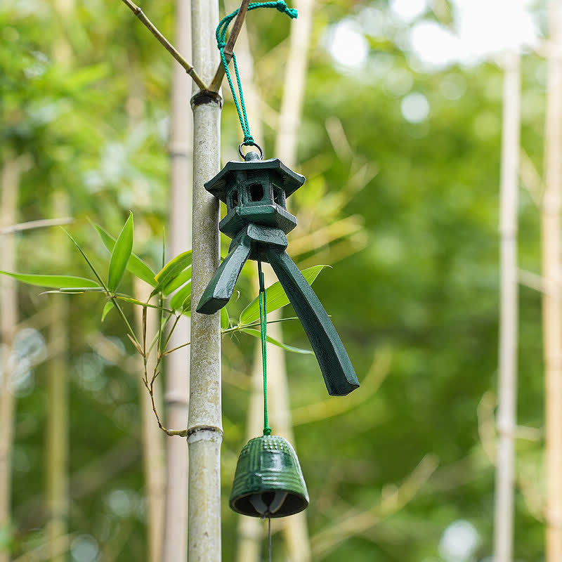 Pomyślny ścienny dzwonek do zawieszania szczęścia ręcznie robiony wystrój domu