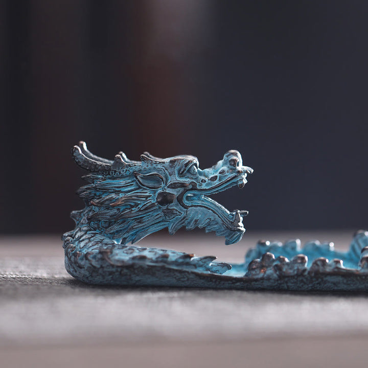 Buddha Stones Pomyślny Smok Siła Stop Kadzidło Palnik Dekoracja