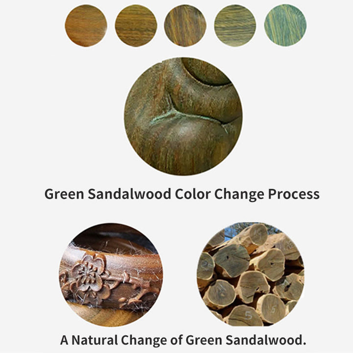 Buddha Stones Drzewo Sandałowe Małe Mini Słodkie Szczęśliwe Koty Dekoracje Pokoju - image 16