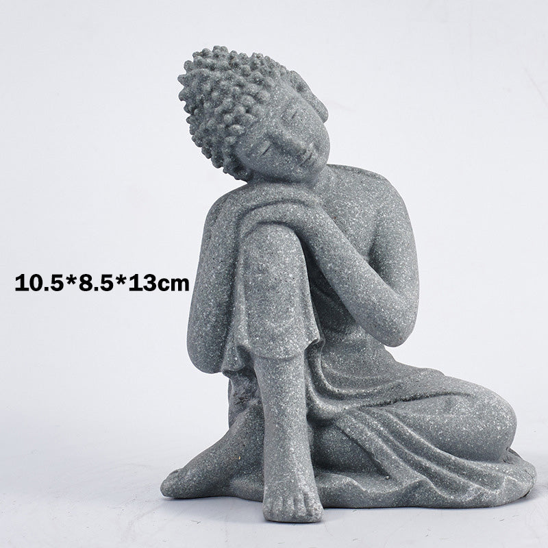 Buddha Stones Siedząca Medytacja Budda Błogosławieństwo Współczucie Dekoracja