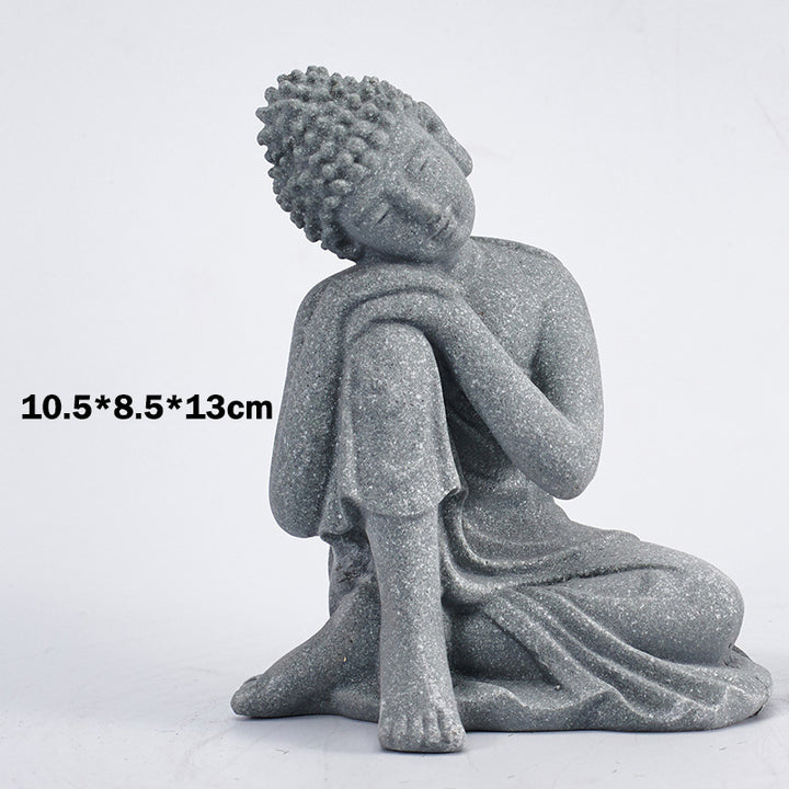 Buddha Stones Siedząca Medytacja Budda Błogosławieństwo Współczucie Dekoracja