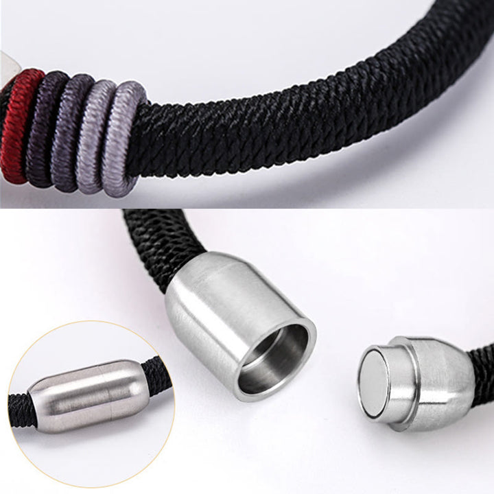 Buddha Stones 999 Srebro Sterling 12 Konstelacji Zodiaku Błogosławieństwo Bransoletka Ręcznie Robiona