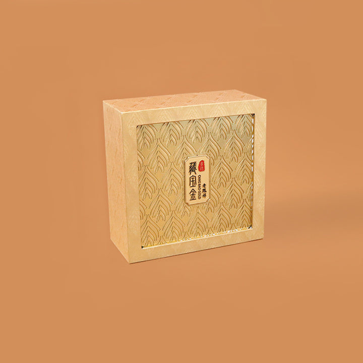 Pudełko na biżuterię w stylu retro z wzorem piór