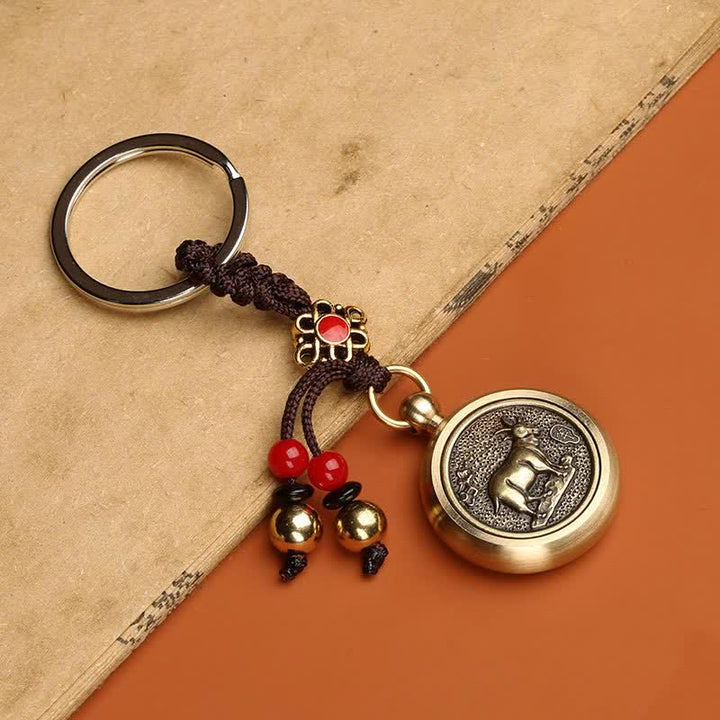 12 chińskich znaków zodiaku błogosławieństwo bogactwa fortuny brelok