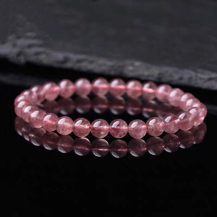 Bransoletka Buddha Stones Natural Rose Quartz Love Caring