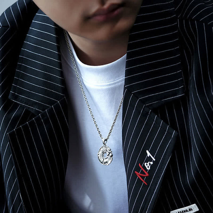 Buddha Stones Koi Ryba Smok Pokój Klamra Bogactwo Naszyjnik Wisiorek - image 5