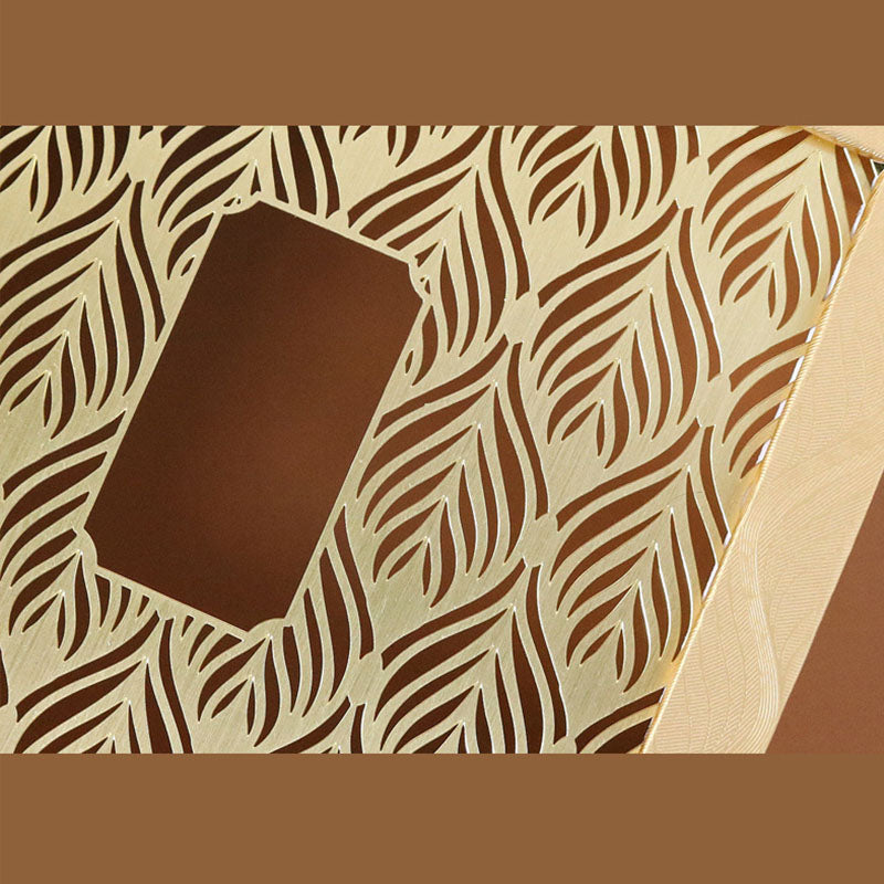 Pudełko na biżuterię w stylu retro z wzorem piór