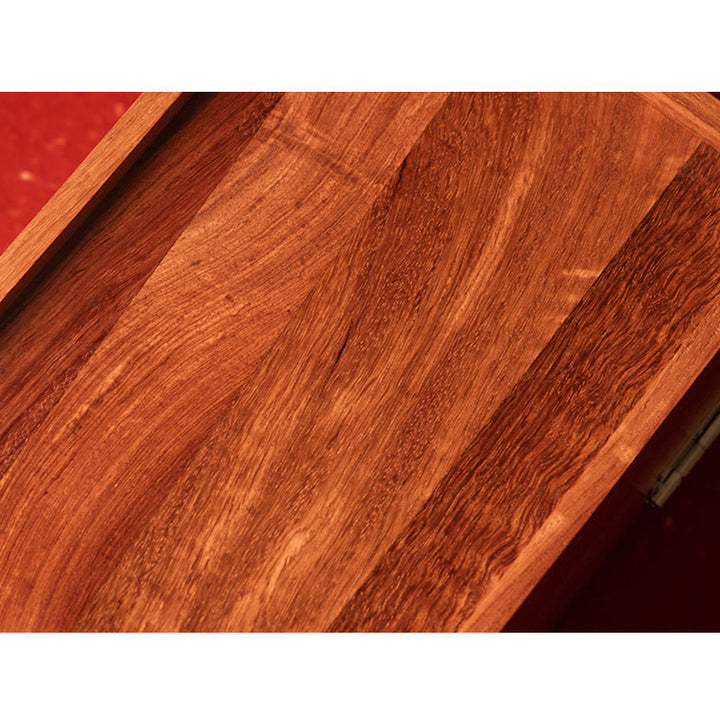 Antyczne ręcznie robione pudełko do przechowywania biżuterii z palisandru, zamykane, duże, dwuwarstwowe, drewniane pudełko na prezenty z kwiatami