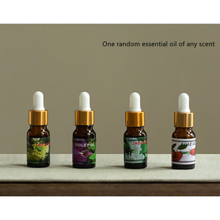 Czarny brzoskwiniowy kwiat Buddy uspokajające dekoracje