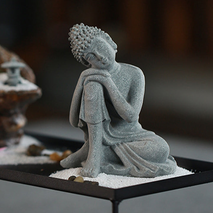 Buddha Stones Siedząca Medytacja Budda Błogosławieństwo Współczucie Dekoracja