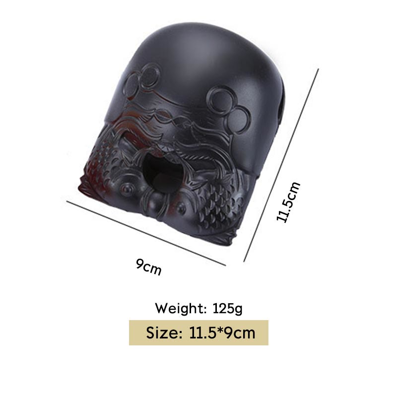 Wzór ryby Koi Mindfulness Buddyjska świątynia Mokugyo Drewniany bęben na ryby