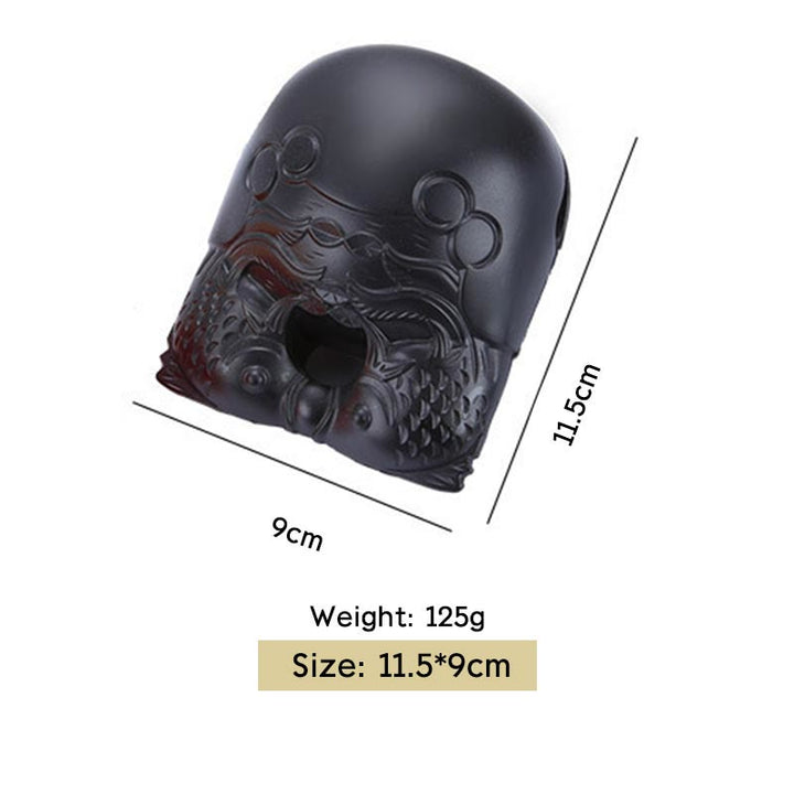 Wzór ryby Koi Mindfulness Buddyjska świątynia Mokugyo Drewniany bęben na ryby