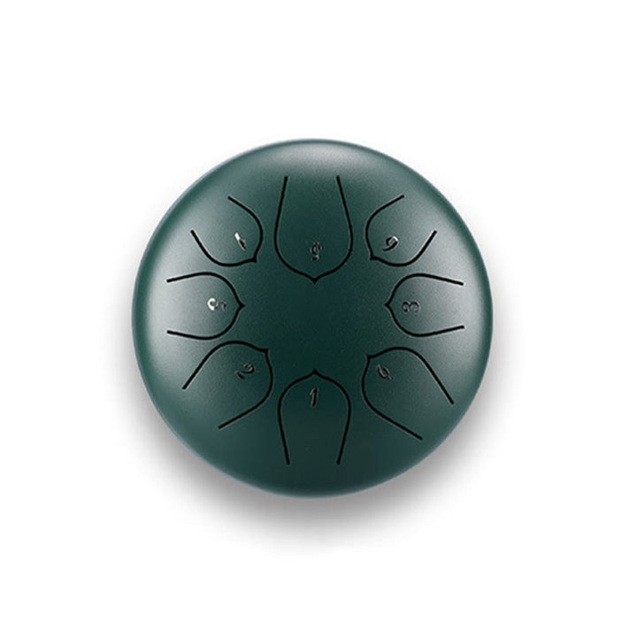 Buddha Stones językowy ze stali Dźwięk uzdrawiający Medytacja Wzór lotosu Zestaw perkusyjny 8 nut 6-calowy instrument perkusyjny