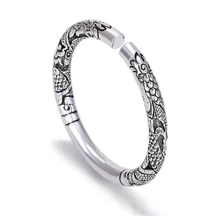 Bransoletka ochronna Dragon Uspicious Clouds Luck z regulacją