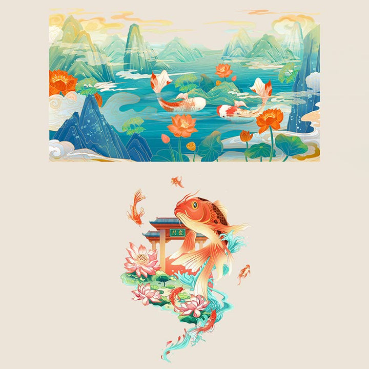 Buddha Stones 925 Srebro Sterling Ryba Koi Koralik Cynober Bogactwo Ręcznie Robiona Bransoletka Pleciona Bransoletka na Nogę