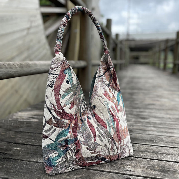 Zestaw torebek typu tote z ręcznie robionym haftem z Buddha Stones