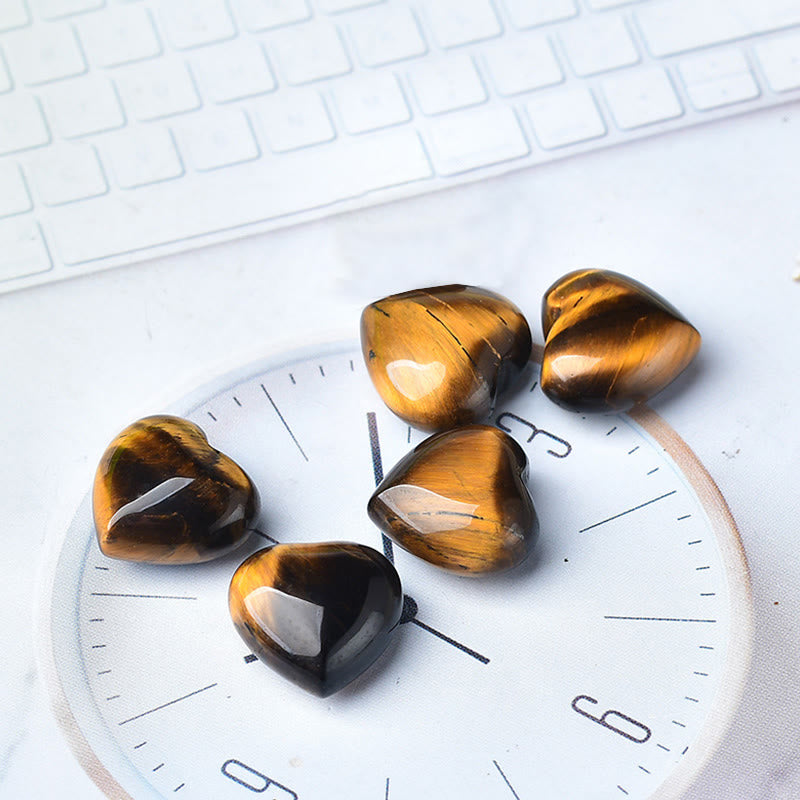 Naturalny ametystowy kamień tygrysie oko miłość dekoracja