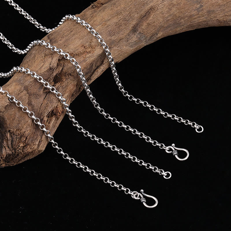 Buddha Stones 925 Srebro Sterlingowe Zakiram Bogini Bogactwa Dorje Wadżra Duchowy Naszyjnik Wisiorek