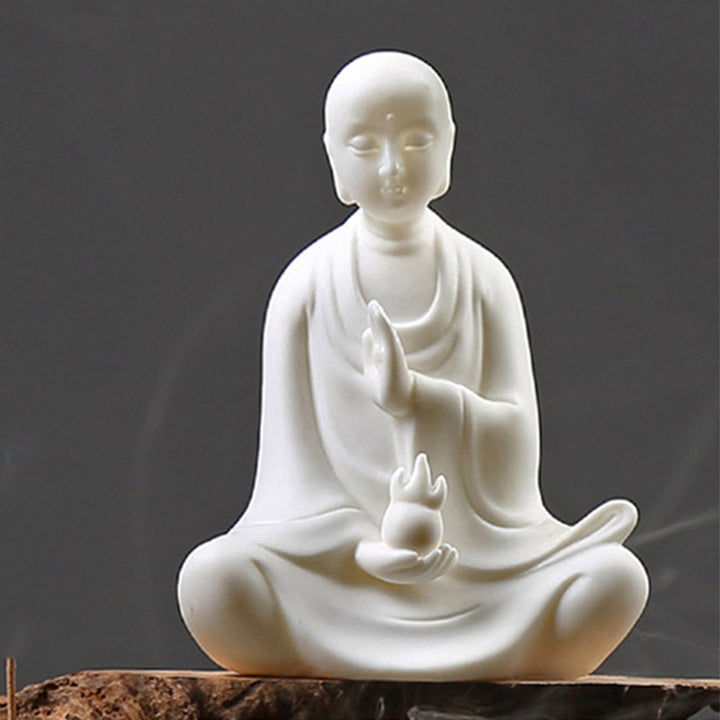 Budda Awalokiteśwara Ksitigarbha Bodhisattwa Błogosławieństwo Ceramiczna dekoracja LED