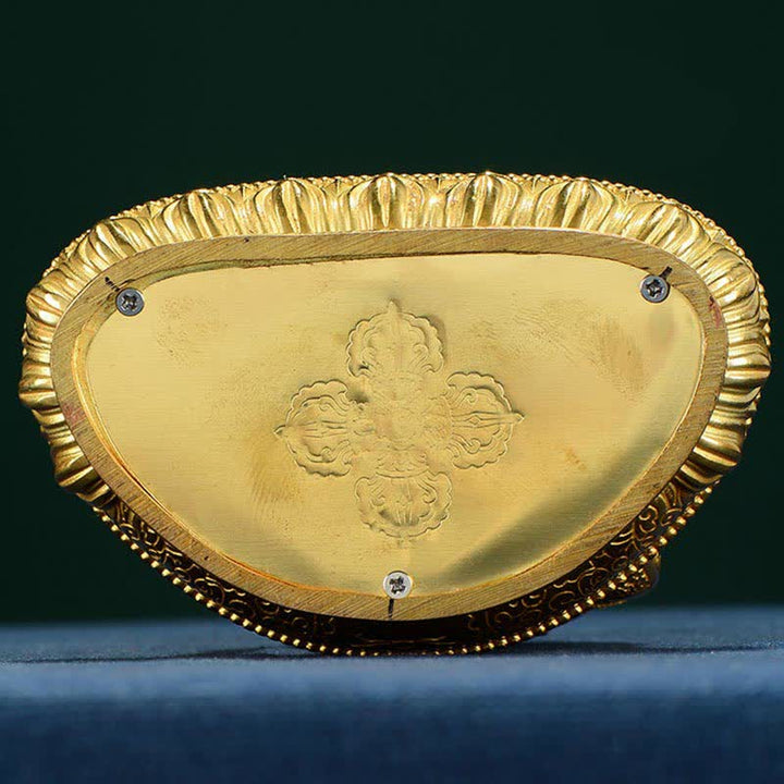 Figurka Buddy Siakjamuniego Oświecenie Miedziana Statua Domowa Ofiara Dekoracja